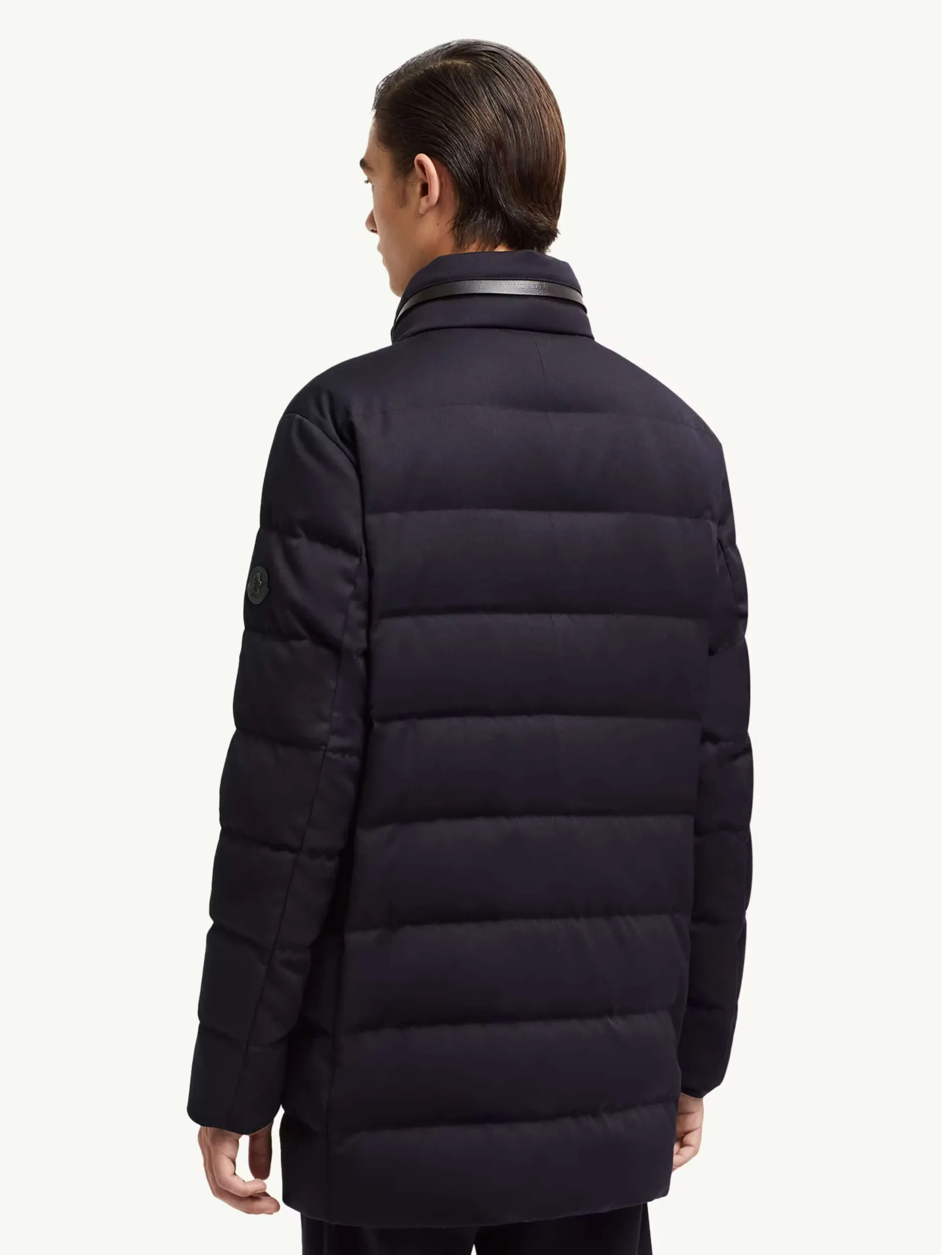 Hooded Long Down Jacket - Image 4