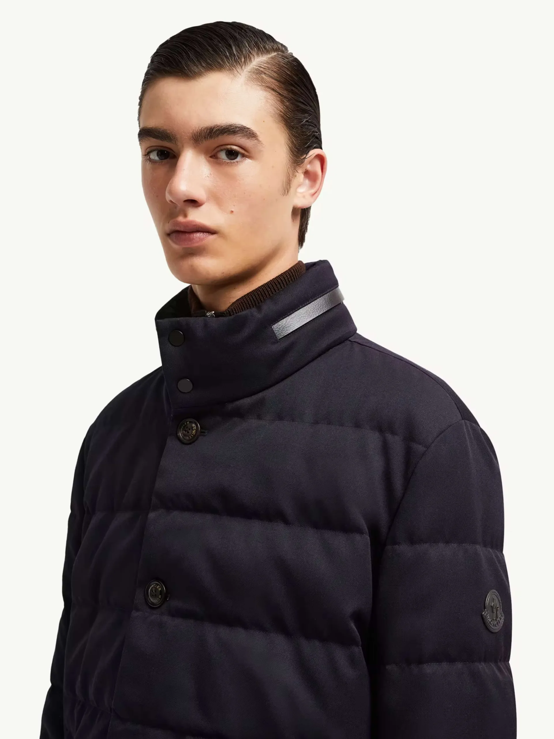 Hooded Long Down Jacket - Image 5