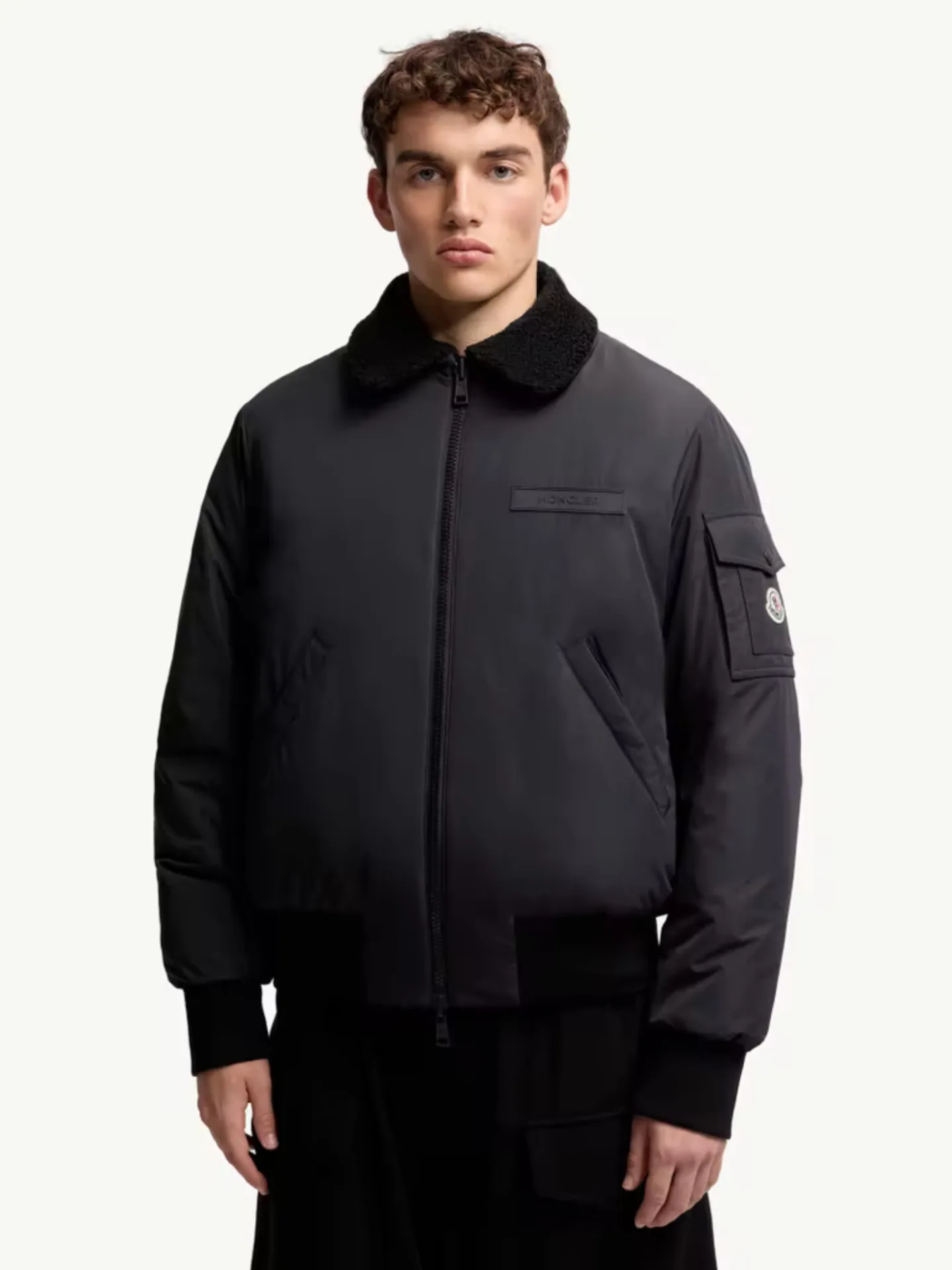 Maulevrier Reversible Teddy Aviator Jacket - Image 3