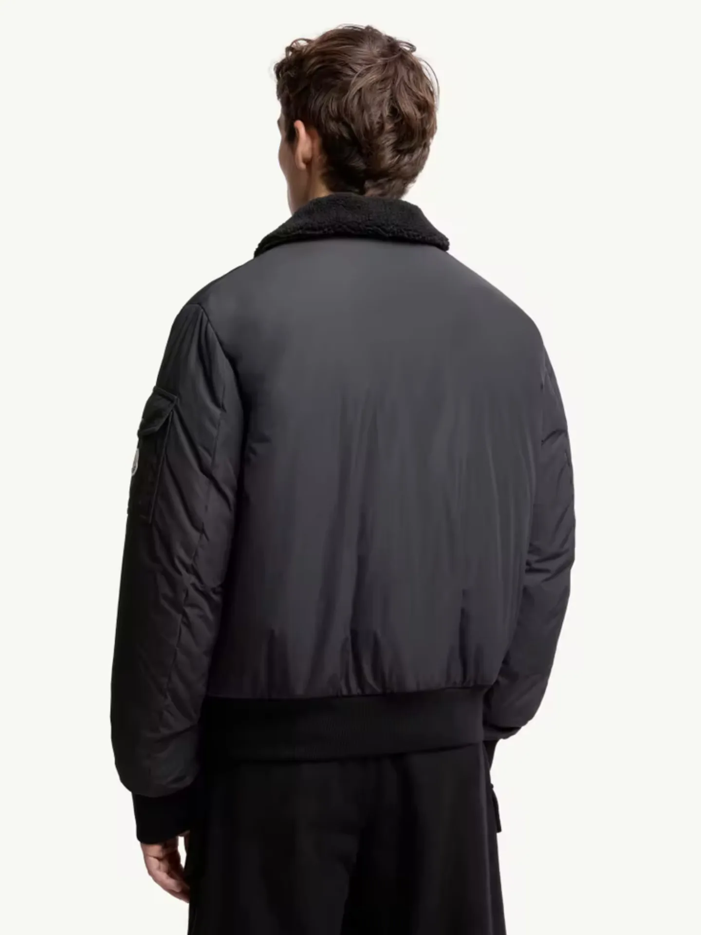 Maulevrier Reversible Teddy Aviator Jacket - Image 4