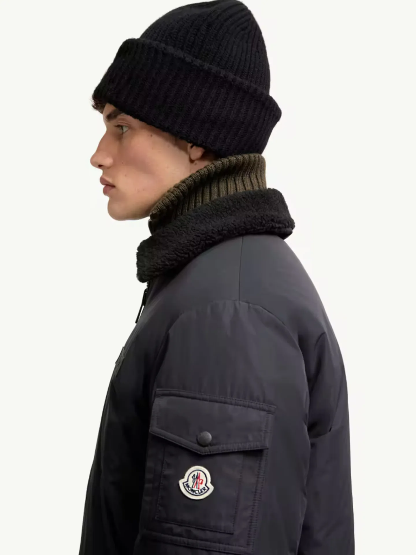 Maulevrier Reversible Teddy Aviator Jacket - Image 6