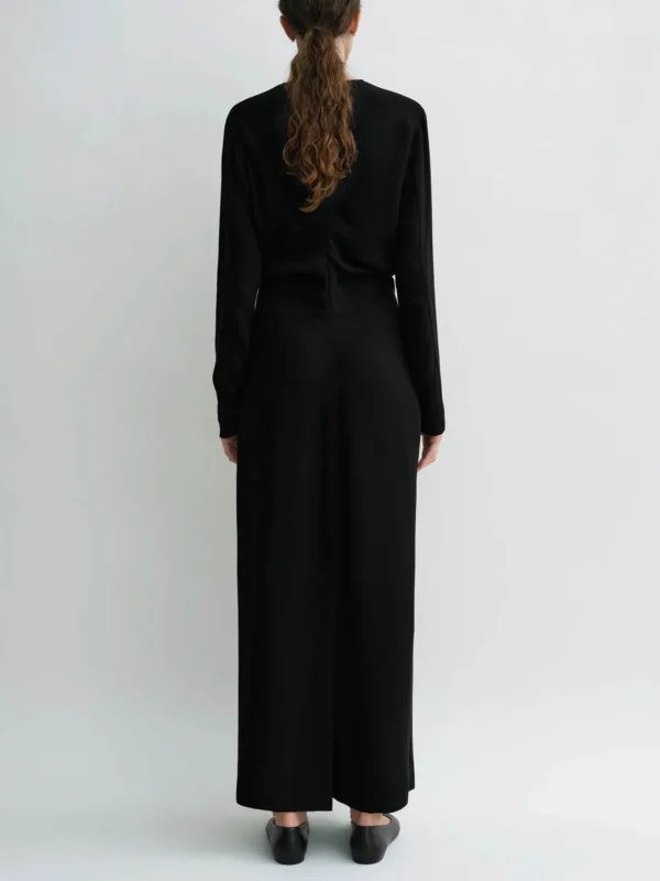 Long-Sleeve Slouch Waist Dress - Image 3