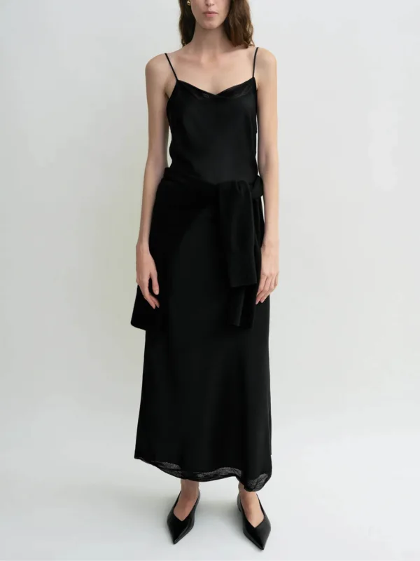 Satin Slip Dress - Image 2