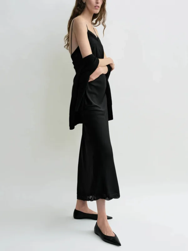 Satin Slip Dress - Image 3