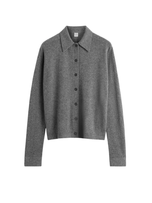 Raglan-Sleeve Cashmere Cardigan