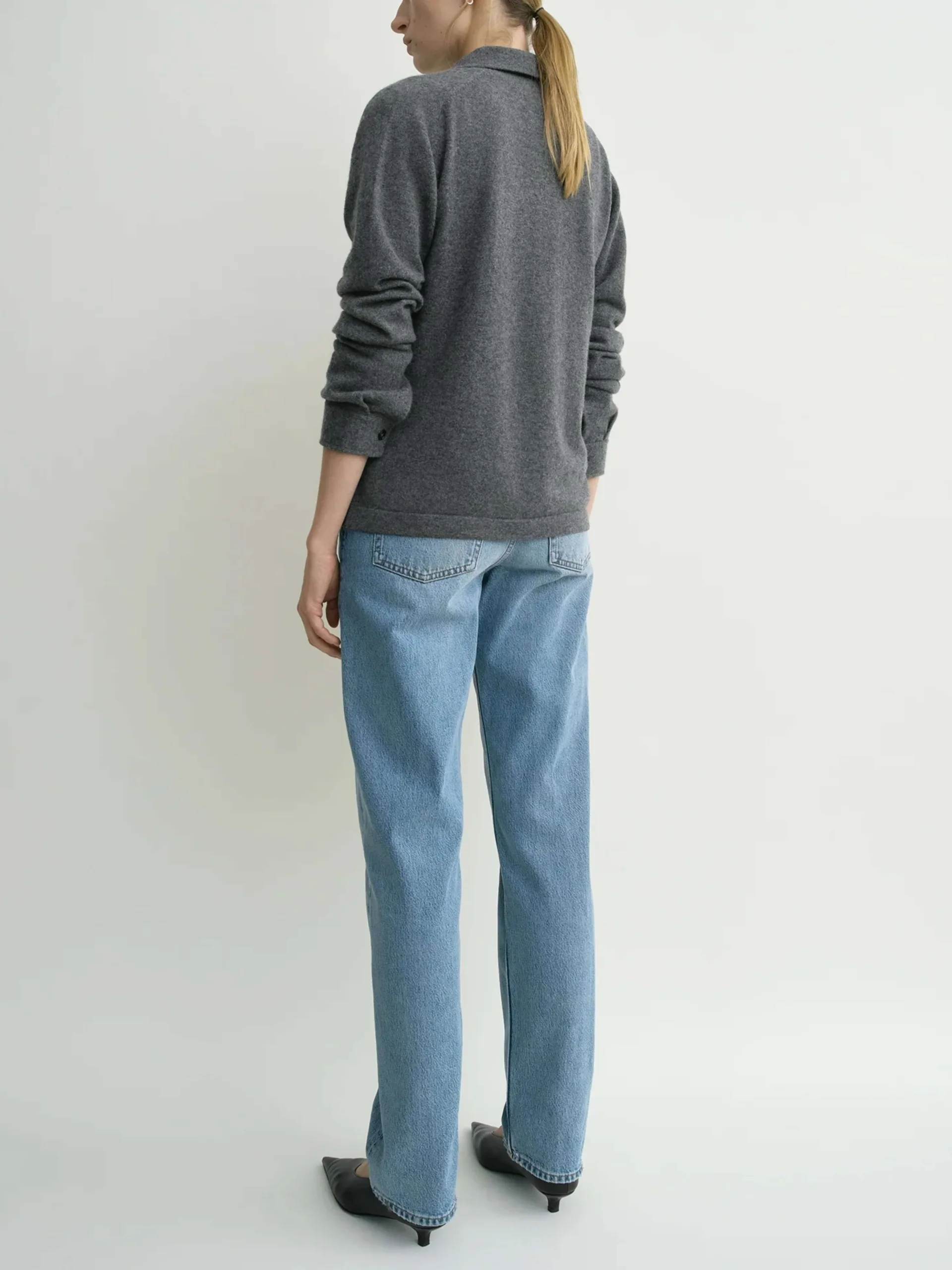 Raglan-Sleeve Cashmere Cardigan - Image 3