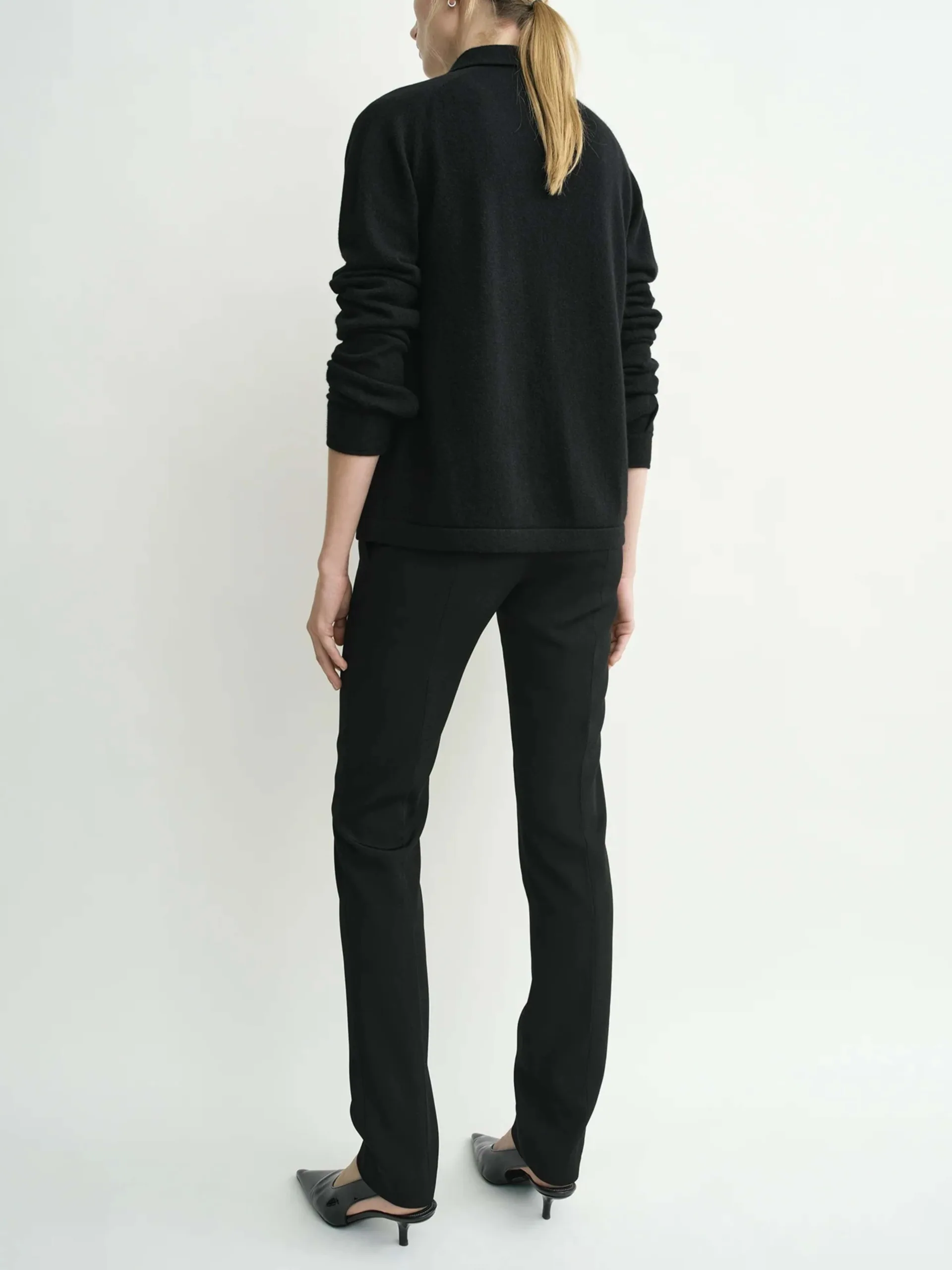 Raglan-Sleeve Cashmere Cardigan - Image 3