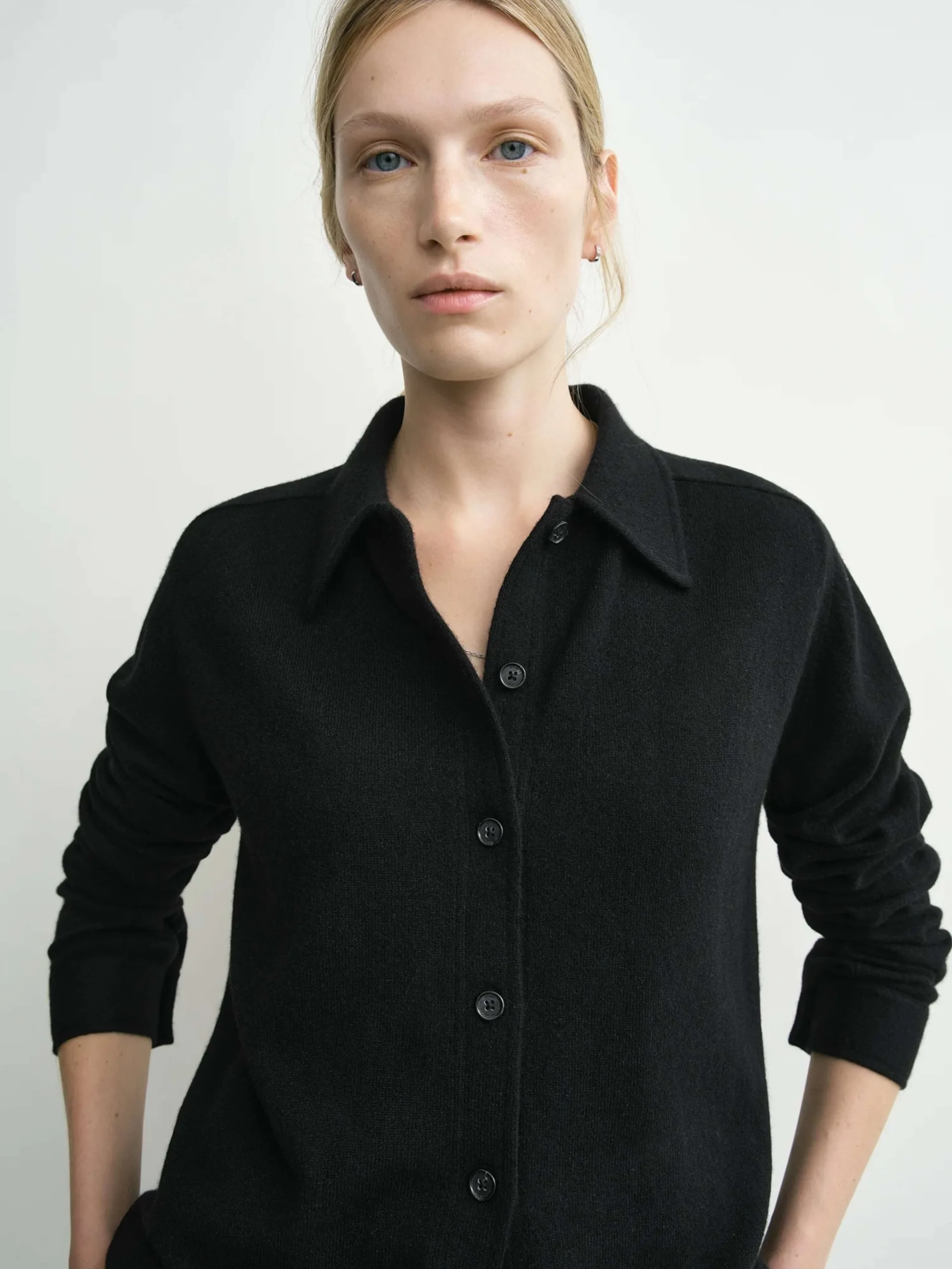 Raglan-Sleeve Cashmere Cardigan - Image 4