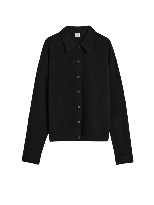 Raglan-Sleeve Cashmere Cardigan