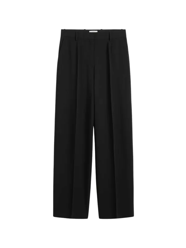 Wide Fluid Trousers