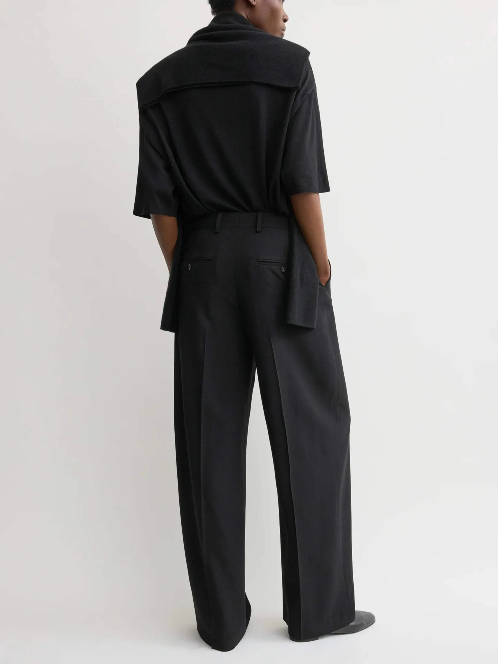 Wide Fluid Trousers - Image 4