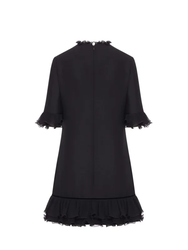 Crepe Couture Short Dress - Image 2