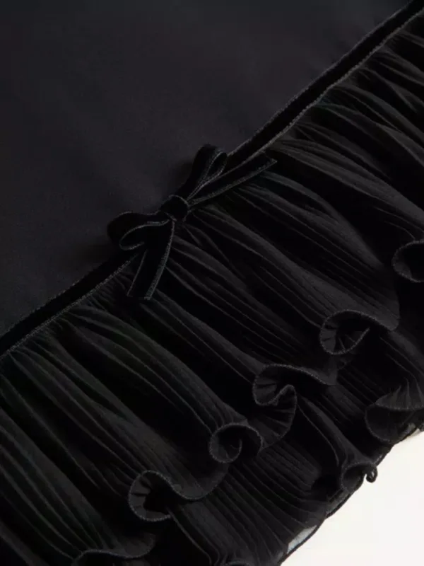 Crepe Couture Short Dress - Image 3