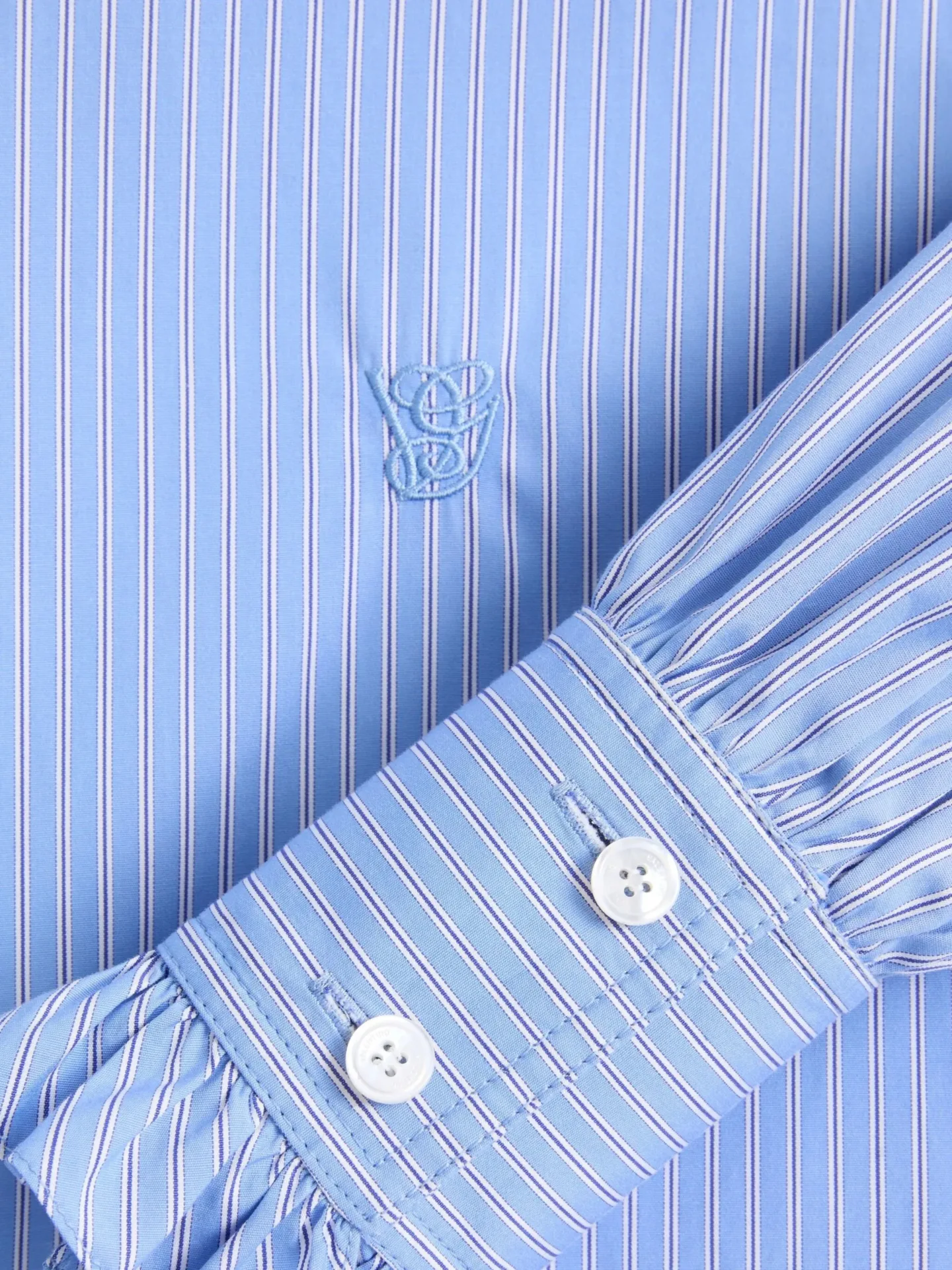 Stripe Popeline Shirt - Image 3
