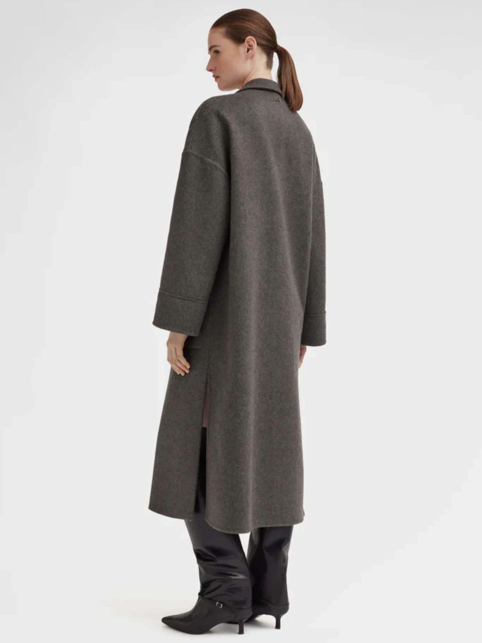 Diagonal Double-Breasted Coat - Image 3