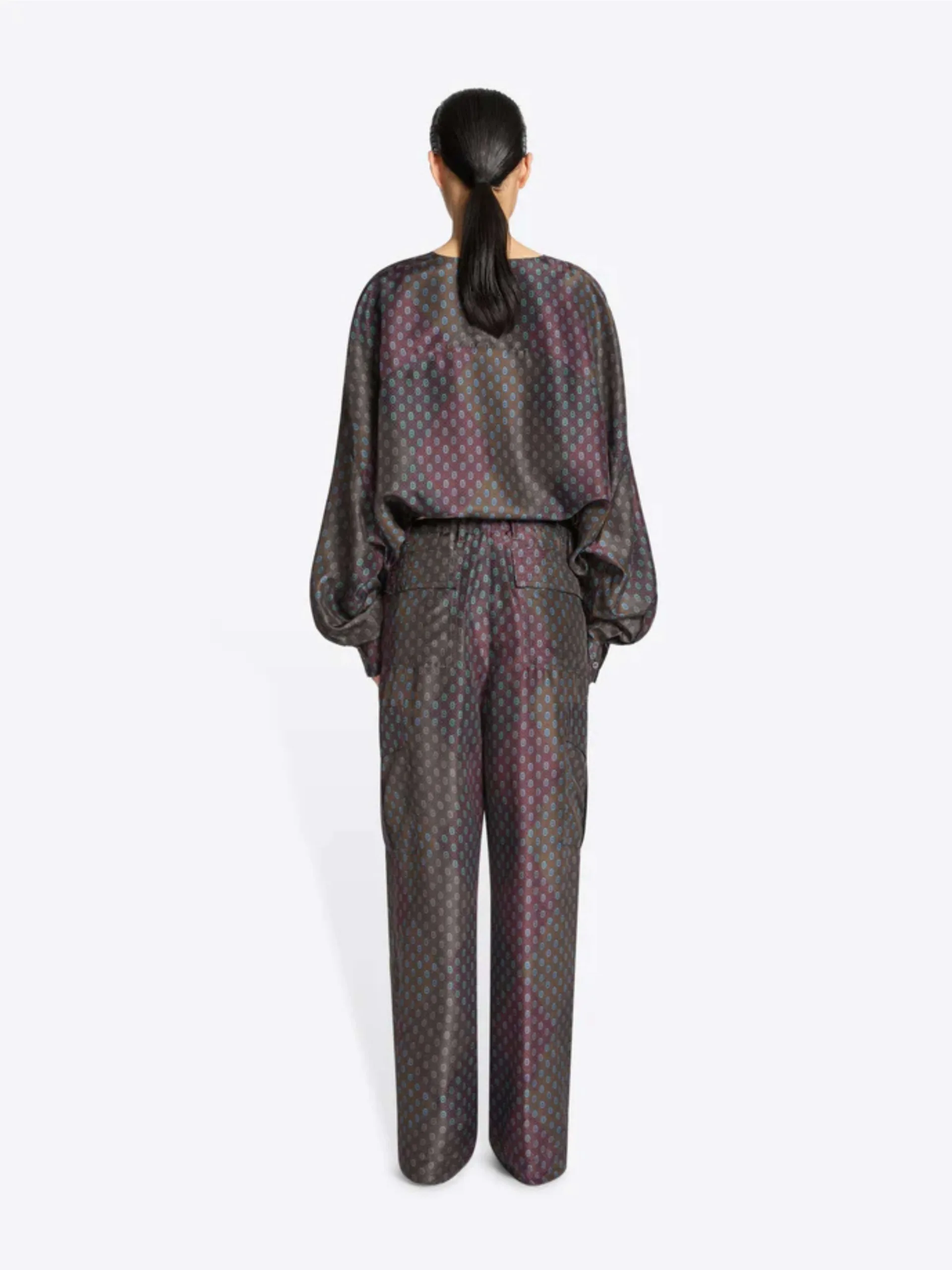 Silk Cargo Pants - Image 3