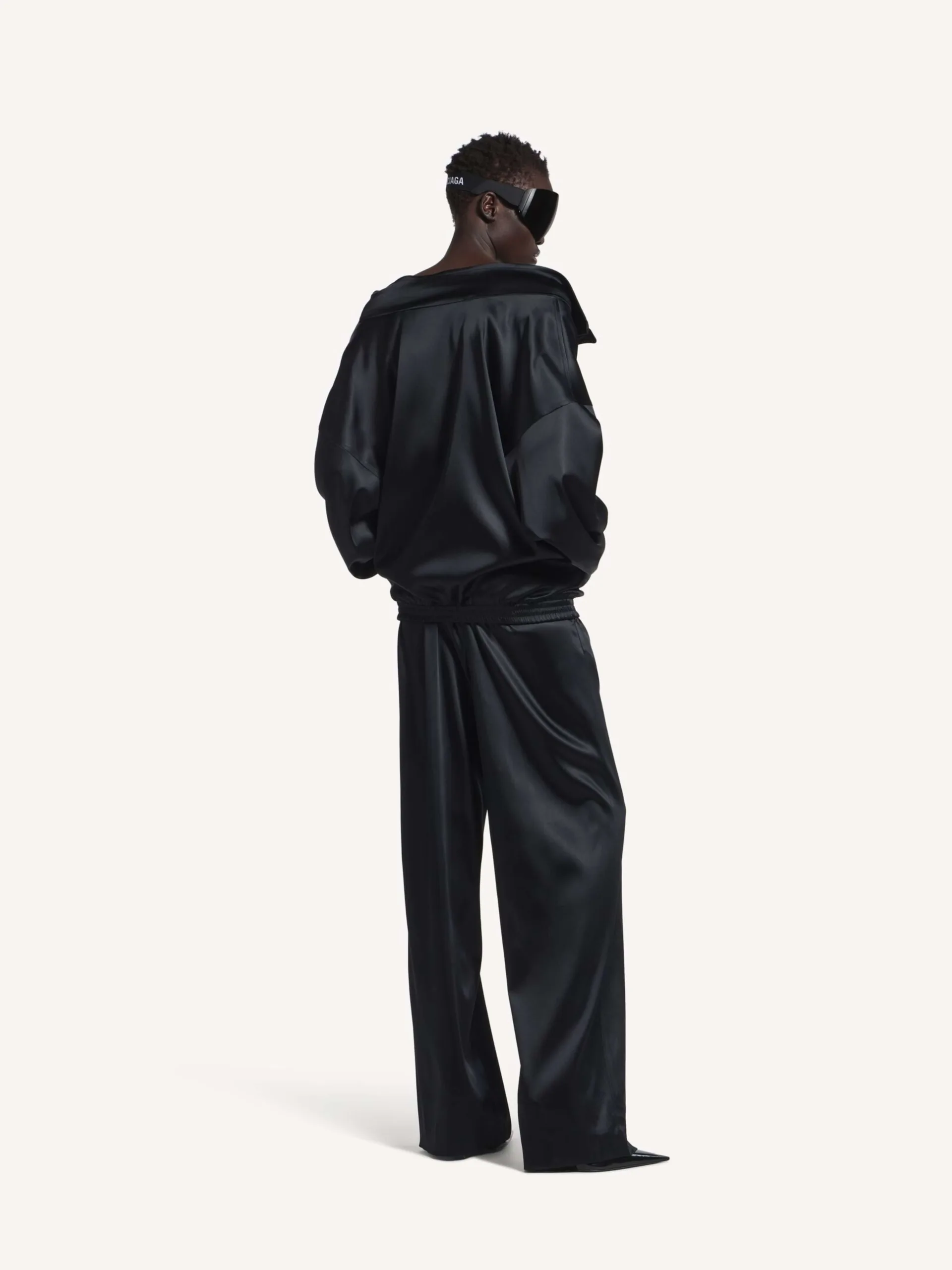 Off-Shoulder Tracksuit Jacket - Image 4
