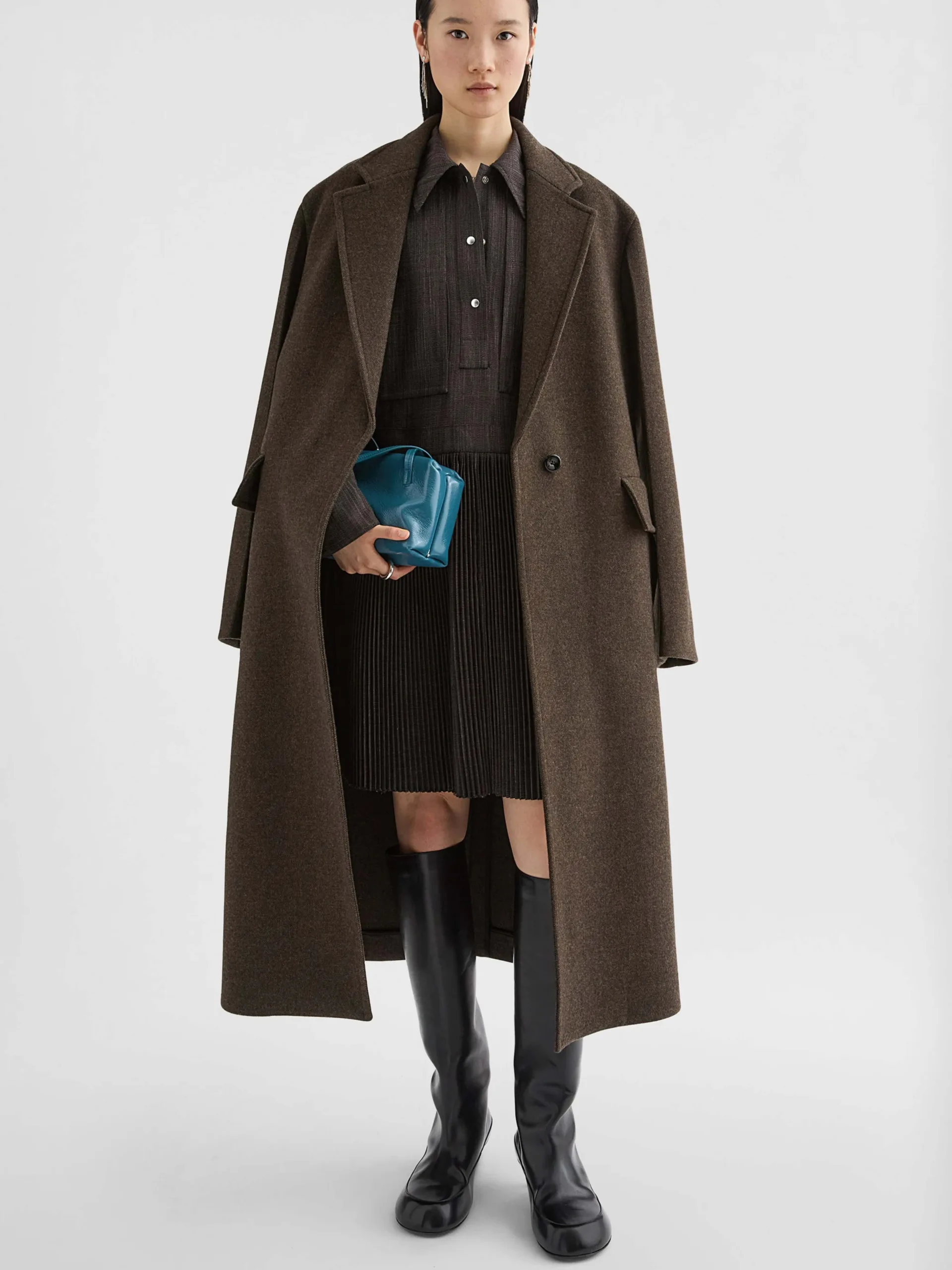 Melanged Wool Coat - Image 3