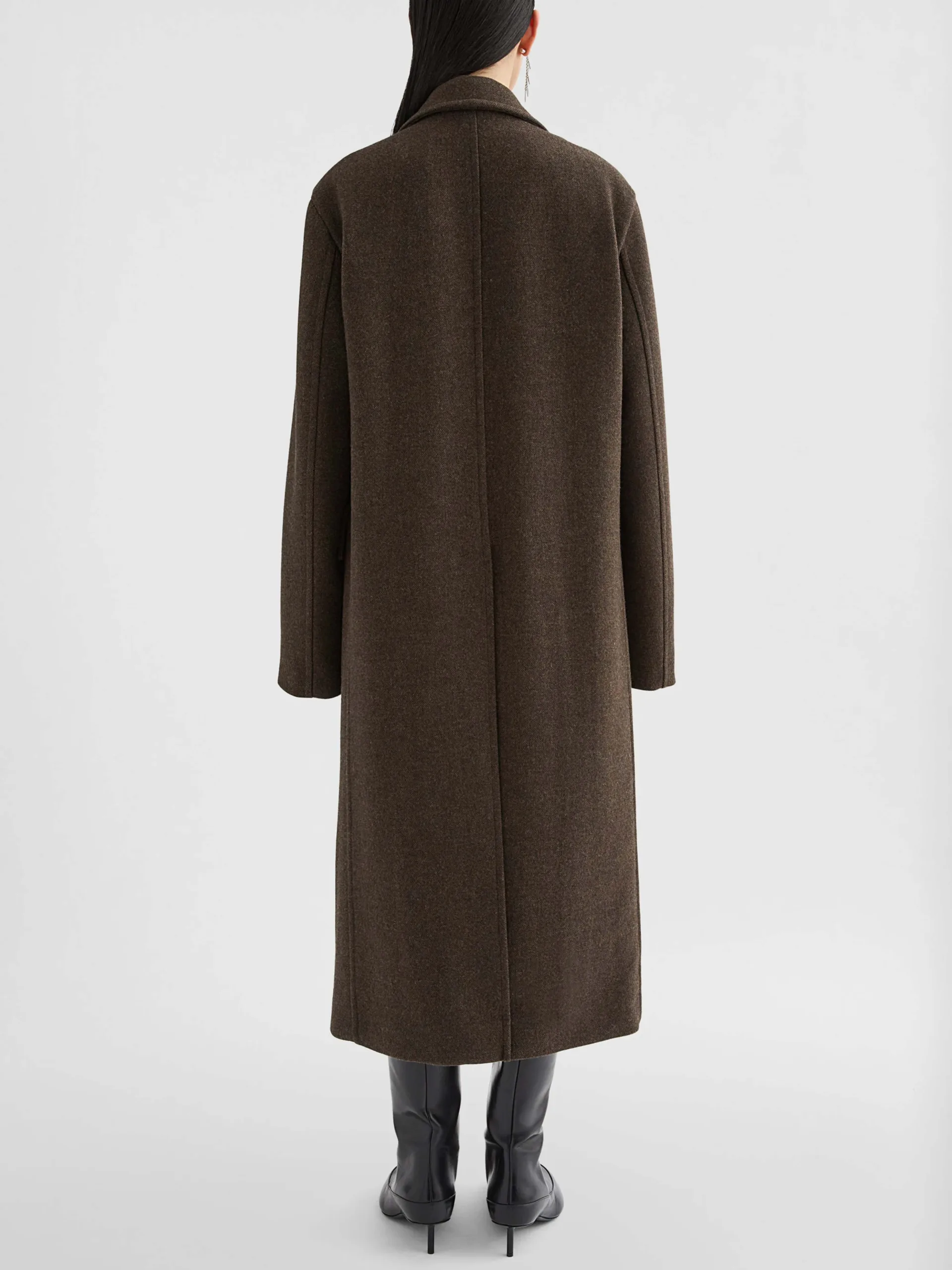 Melanged Wool Coat - Image 4