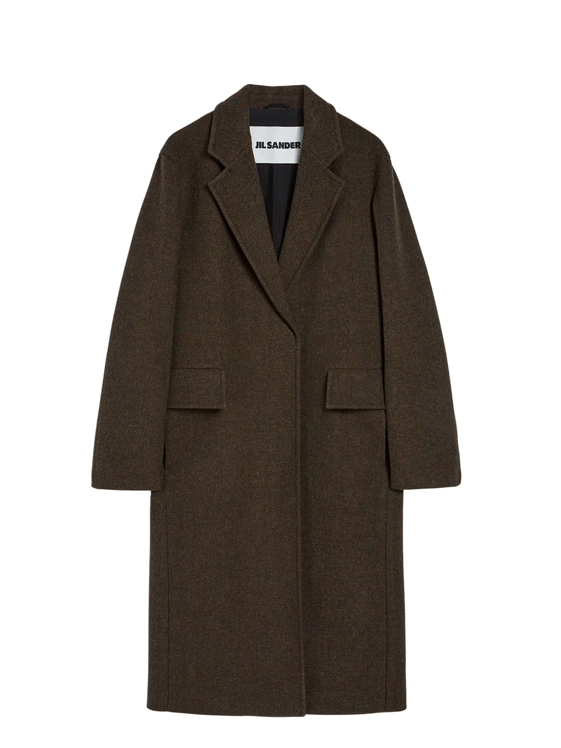 Melanged Wool Coat