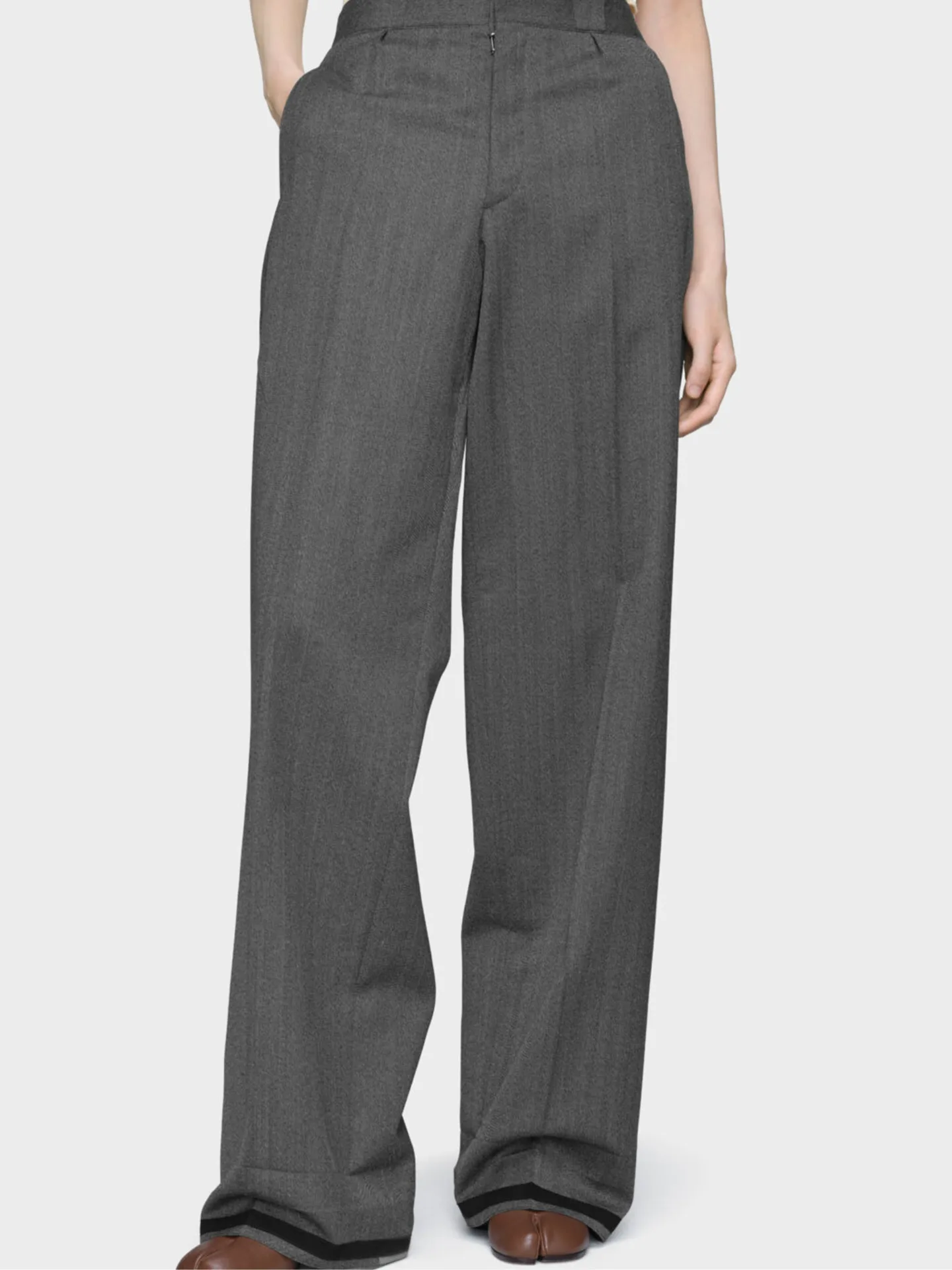 Tailored Wool Trousers - Image 3