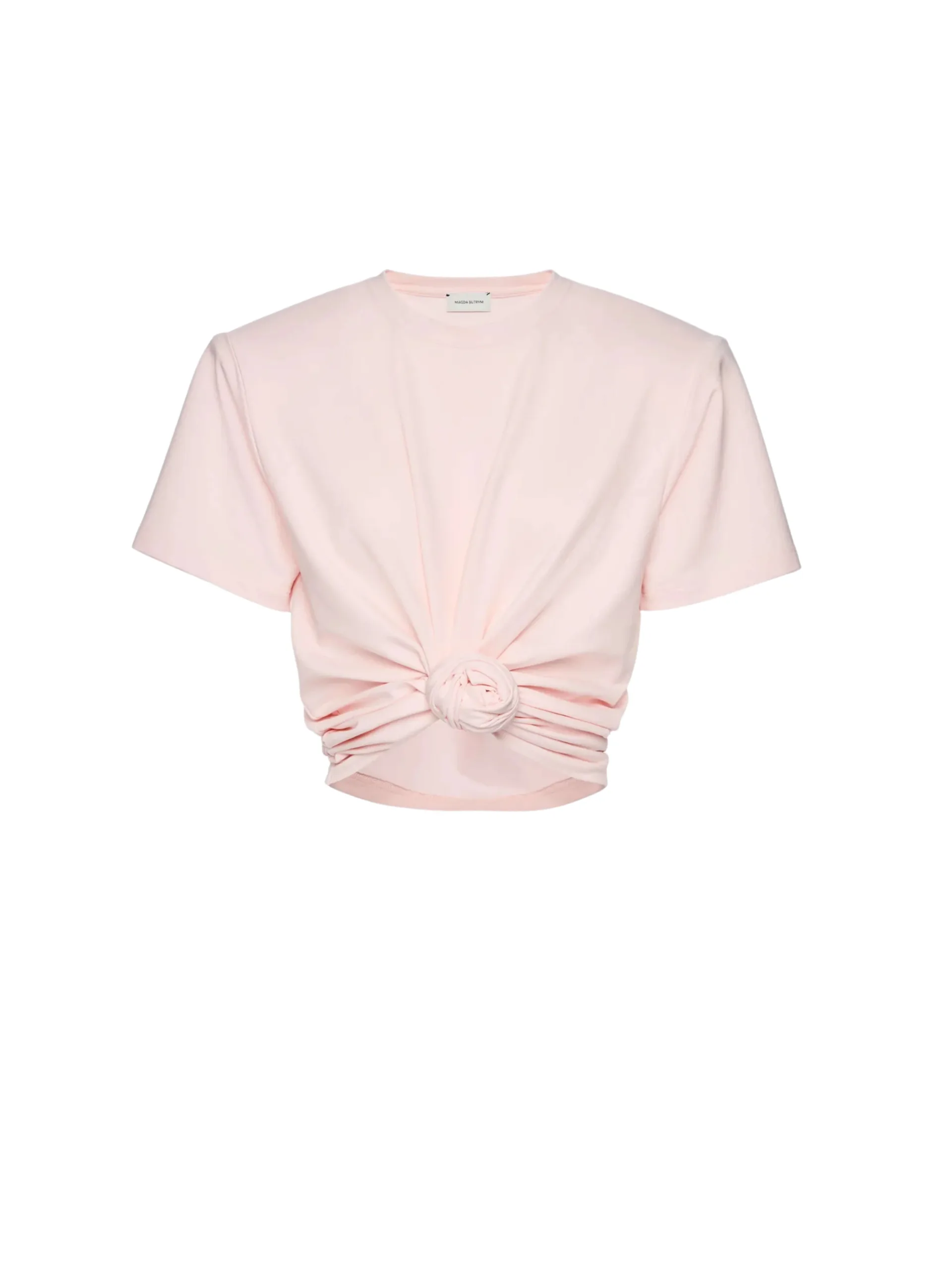 Knotted Ribbed T-Shirt